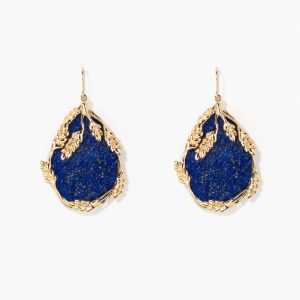 Boucles d'oreilles Françoise Lapis Lazuli