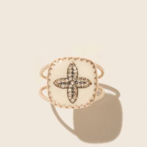 Bague Bowie N°2 BLANC DIAMANT